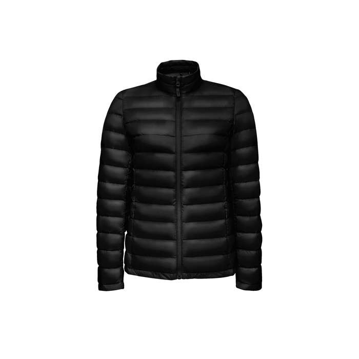 Chaqueta de sorona y poliéster reciclado para mujer SOL'S Wilson color negro