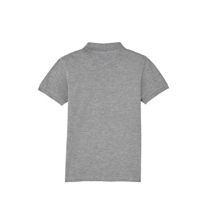 Polo regalo para niños 180 g/m2 color gris con logo