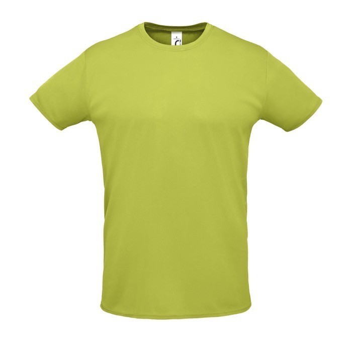 Camiseta técnica unisex 130 g/m2 color verde claro Camiseta técnica unisex 130 g/m2 color verde claro