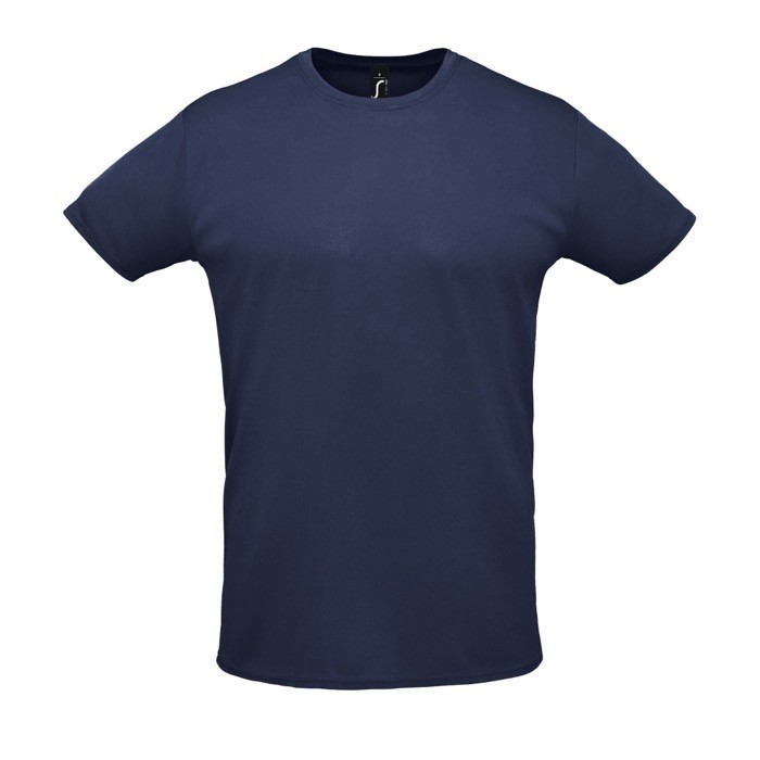 Camiseta técnica unisex 130 g/m2 color azul marino Camiseta técnica unisex 130 g/m2 color azul marino