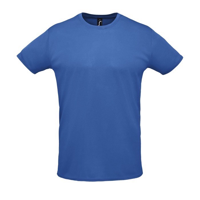 Camiseta técnica unisex 130 g/m2 color azul real Camiseta técnica unisex 130 g/m2 color azul real