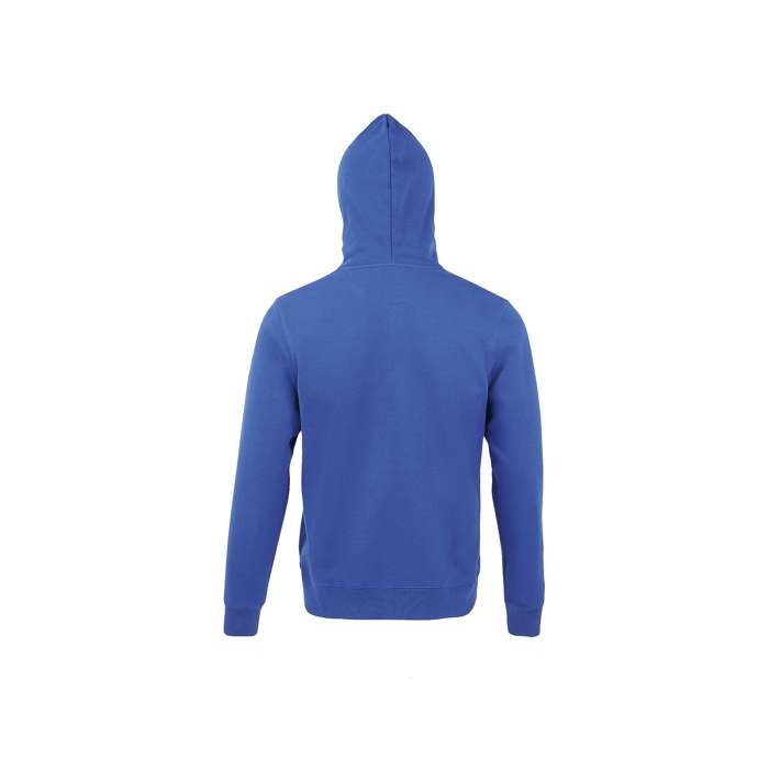Sudadera de algodón y poliéster para hombre 280 g/m2 SOL'S Spike color azul real vista trasera