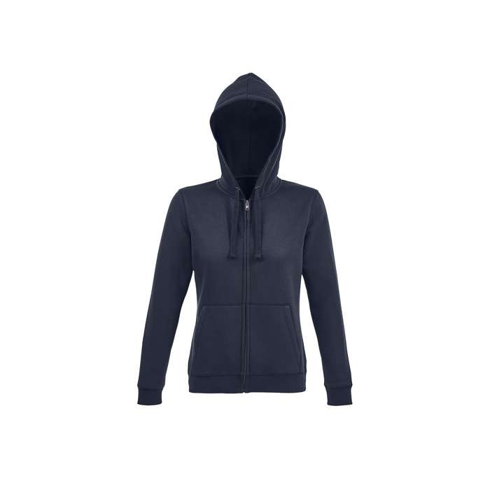 Sudadera de algodón y poliéster para mujer 280 g/m2 SOL'S Spike color azul marino