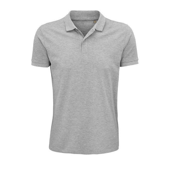 Polos con logo de empresa 170 g/m2 color gris Polos con logo de empresa 170 g/m2 color gris
