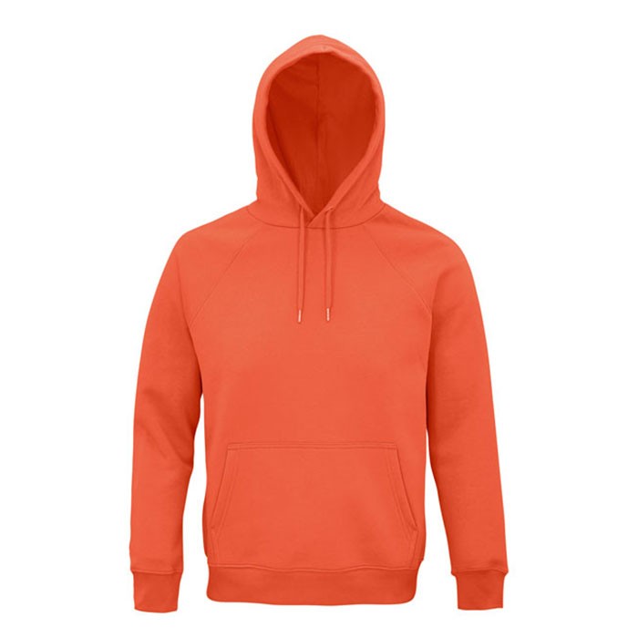 Sudadera eco con capucha 280 g/m2 color naranja