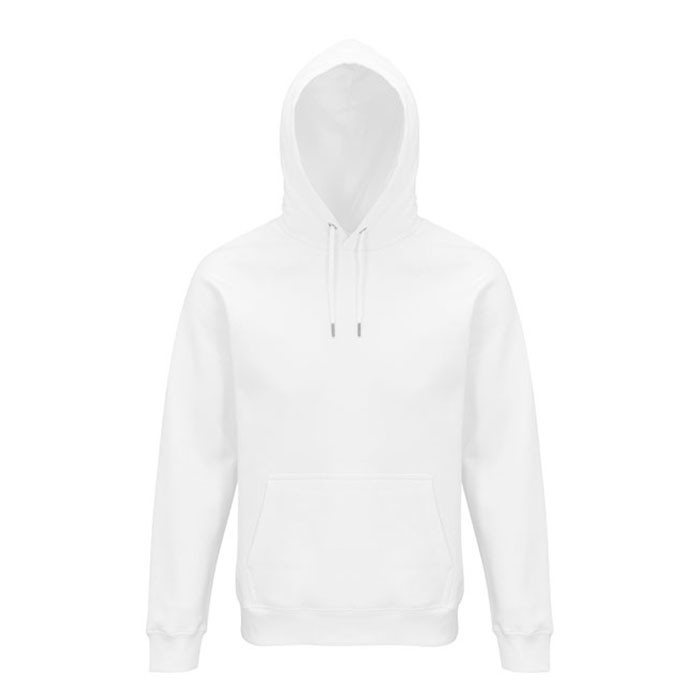 Sudadera eco con capucha 280 g/m2 color blanco