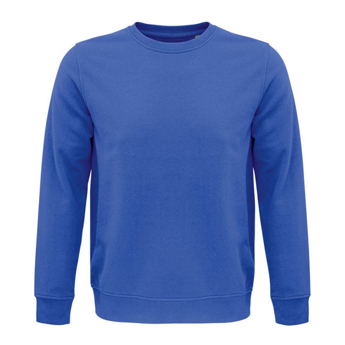 Sudadera con logo sostenible 280 g/m2 color azul real
