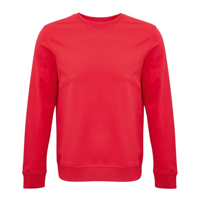 Sudadera con logo sostenible 280 g/m2 color rojo