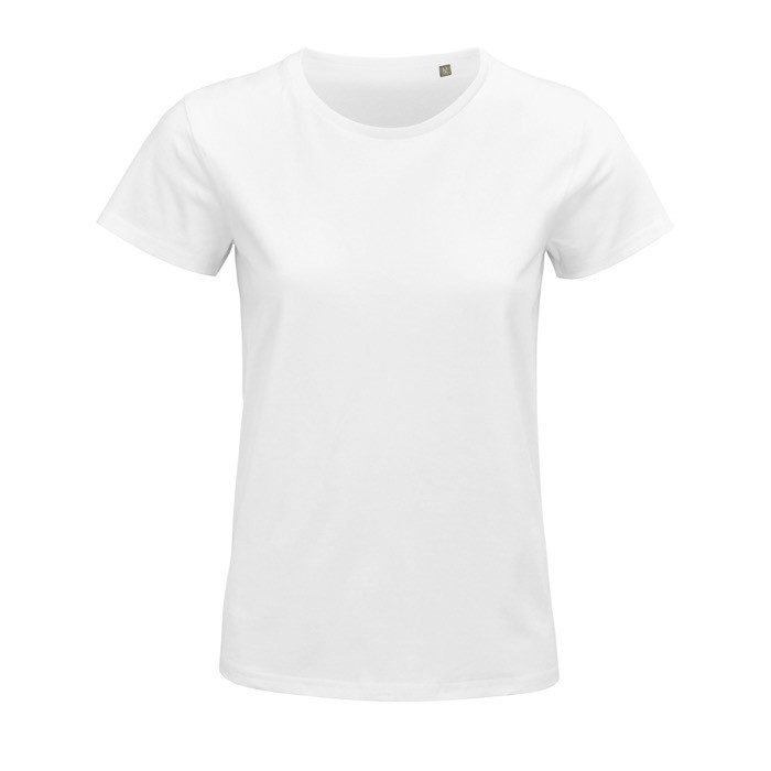 Camiseta mujer algodón orgánico 175 g/m2 color blanco
