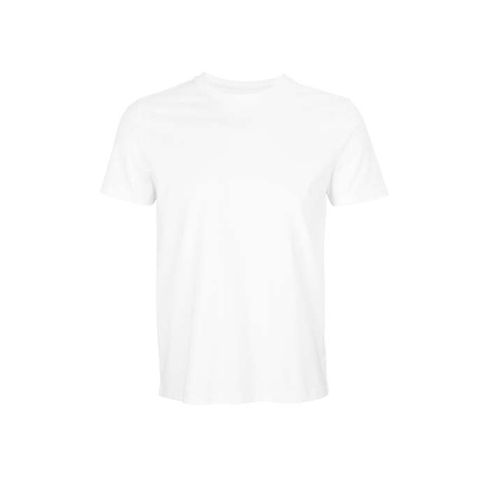 Camiseta de materiales reciclados 170 g/m2 SOL'S Odyssey color blanco novena vista Camiseta de materiales reciclados 170 g/m2 SOL'S Odyssey color blanco novena vista