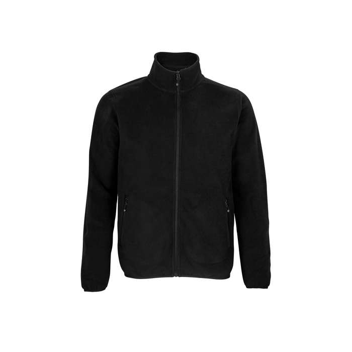 Chaqueta para hombre de poliéster reciclado 280 g/m2 SOL'S Factor color negro