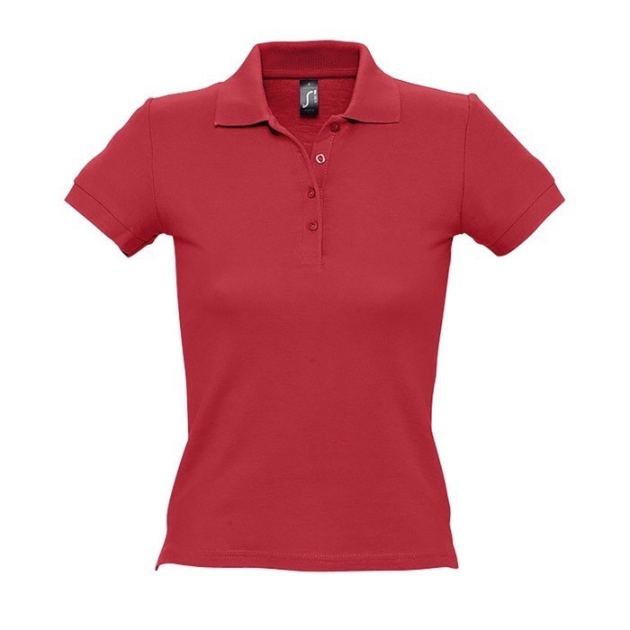 Polo para mujer de alta calidad 210 g/m2 color rojo