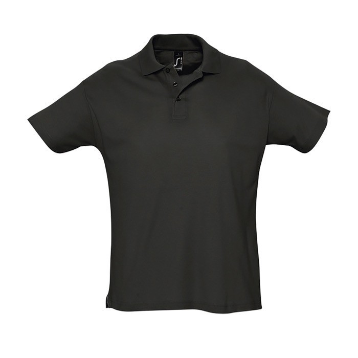 Polos personalizables algodón 170 g/m2 color negro Polos personalizables algodón 170 g/m2 color negro