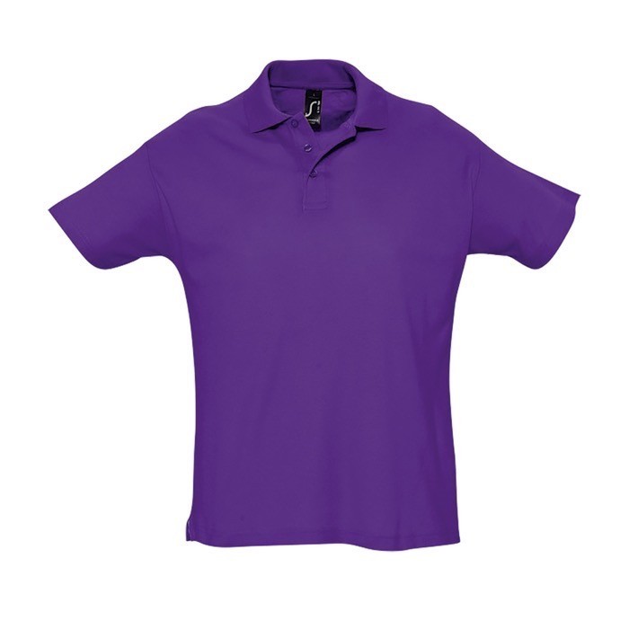 Polos personalizables algodón 170 g/m2 color violeta Polos personalizables algodón 170 g/m2 color violeta
