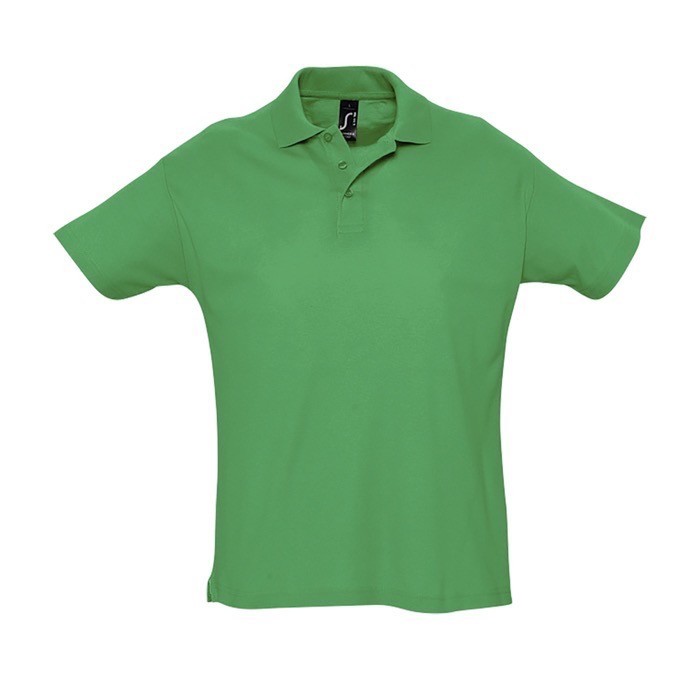 Polos personalizables algodón 170 g/m2 color verde Polos personalizables algodón 170 g/m2 color verde