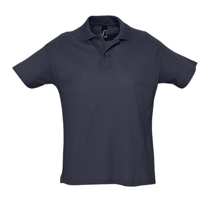 Polos personalizables algodón 170 g/m2 color azul oscuro Polos personalizables algodón 170 g/m2 color azul oscuro
