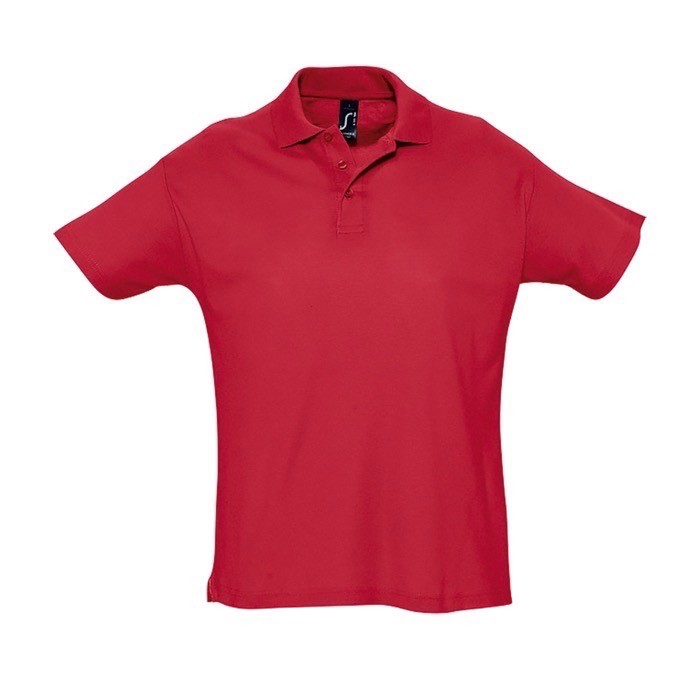 Polos personalizables algodón 170 g/m2 color rojo Polos personalizables algodón 170 g/m2 color rojo