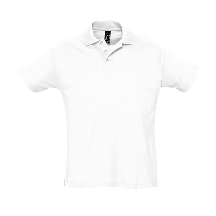Polos personalizables algodón 170 g/m2 color blanco Polos personalizables algodón 170 g/m2 color blanco