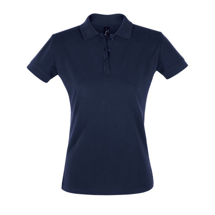 Polo para mujer corporativo 180 g/m2 color azul marino