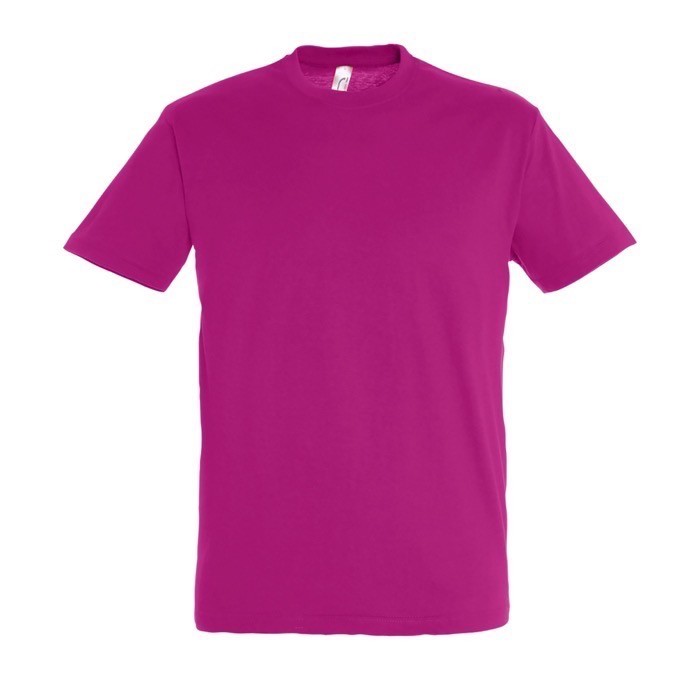 Camisetas promocionales 150 g/m2 color fucsia