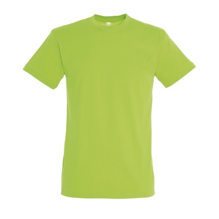 Camisetas promocionales 150 g/m2 color verde lima