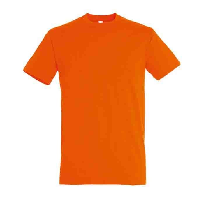 Camisetas promocionales 150 g/m2 color naranja