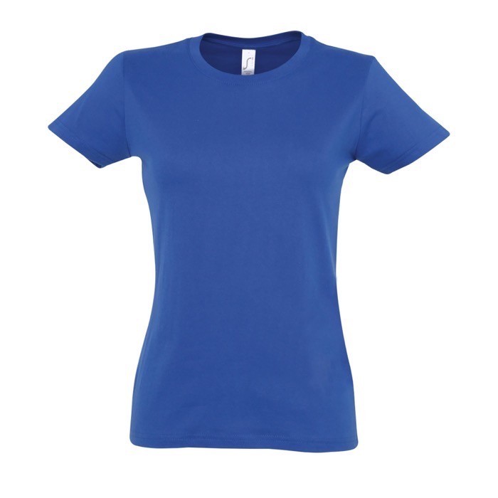 Camiseta mujer personalizable 190 g/m2 color azul real