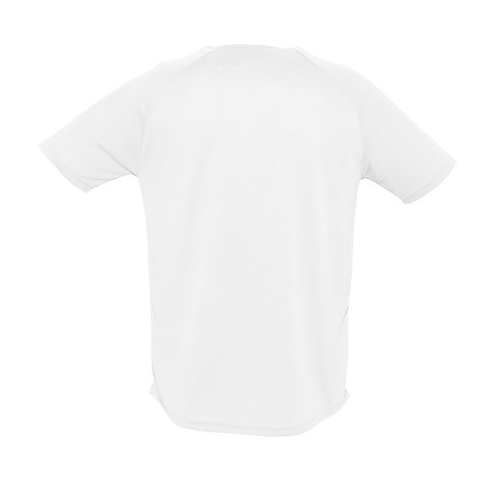 Camisetas transpirables personalizadas color blanco con logo