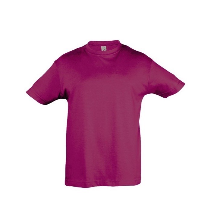 Camiseta para niños personalizable 150 g/m2 color fucsia Camiseta para niños personalizable 150 g/m2 color fucsia