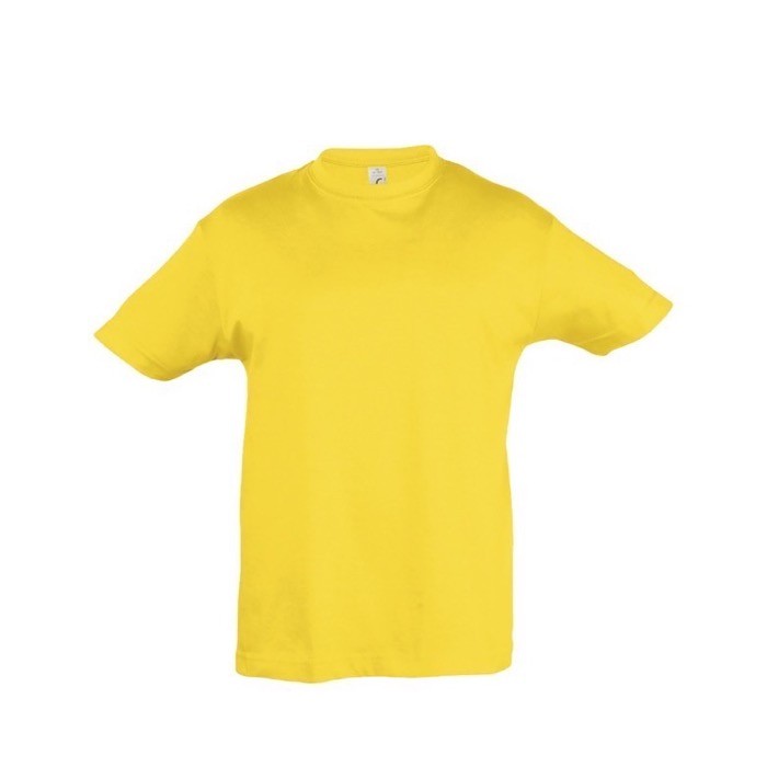 Camiseta para niños personalizable 150 g/m2 color amarillo oscuro Camiseta para niños personalizable 150 g/m2 color amarillo oscuro