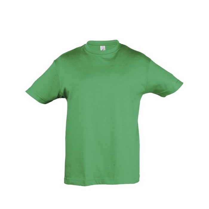 Camiseta para niños personalizable 150 g/m2 color verde Camiseta para niños personalizable 150 g/m2 color verde