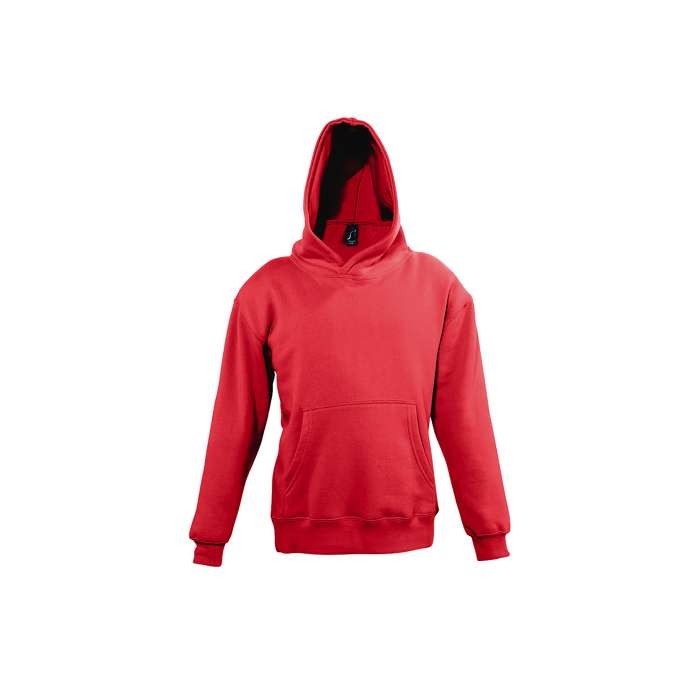 Sudadera de algodón y poliéster para niños 280 g/m2 SOL'S SLAM color rojo quinta vista