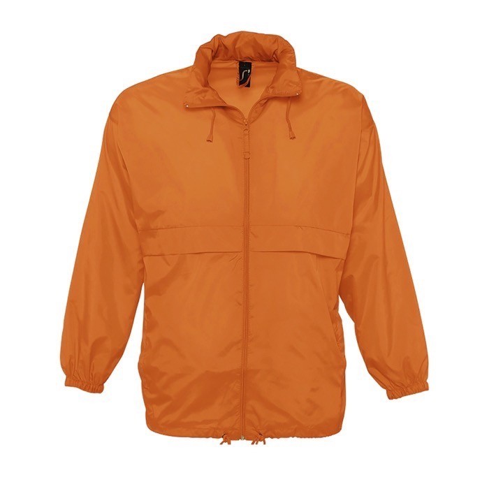 Chaqueta cortavientos personalizada 210 g/m2 color naranja Chaqueta cortavientos personalizada 210 g/m2 color naranja