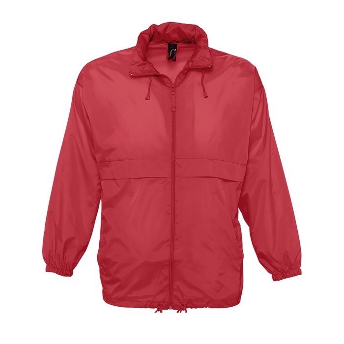 Chaqueta cortavientos personalizada 210 g/m2 color rojo Chaqueta cortavientos personalizada 210 g/m2 color rojo