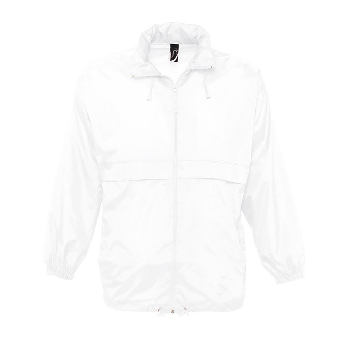 Chaqueta cortavientos personalizada 210 g/m2 color blanco Chaqueta cortavientos personalizada 210 g/m2 color blanco