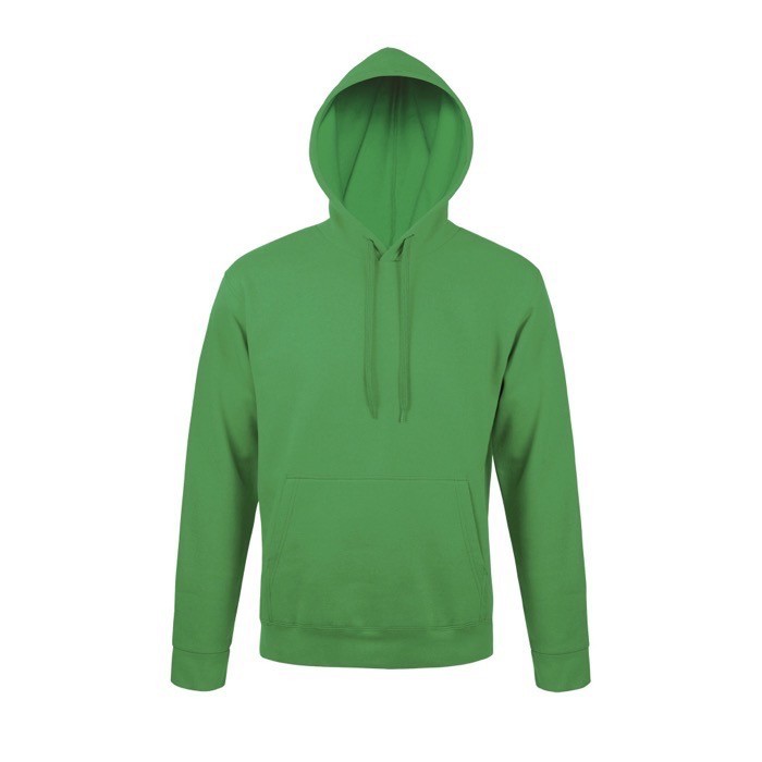 Sudaderas con capucha y logo 280 g/m2 color verde