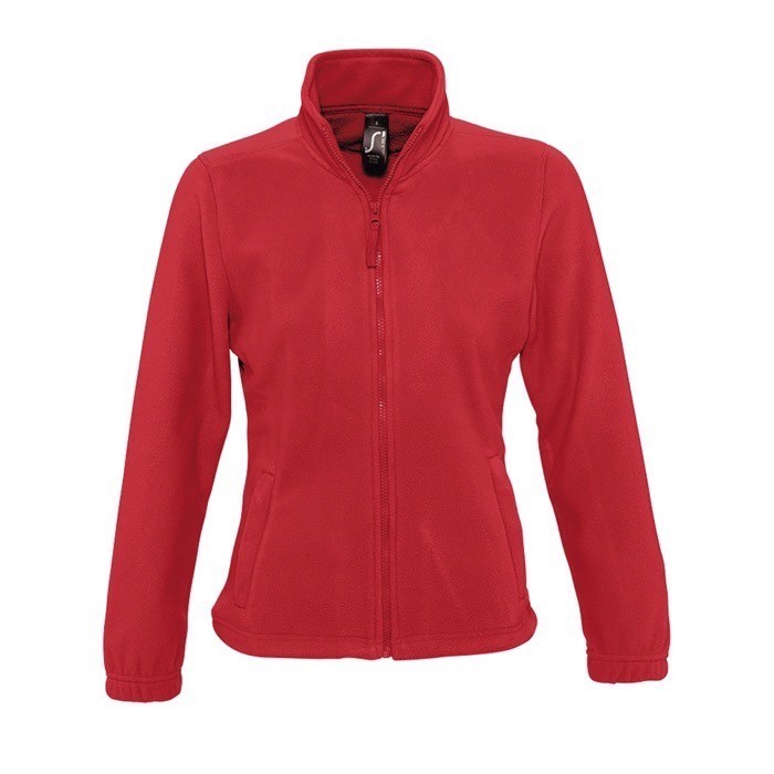 Chaquetas polares para mujer 300 g/m2 color rojo