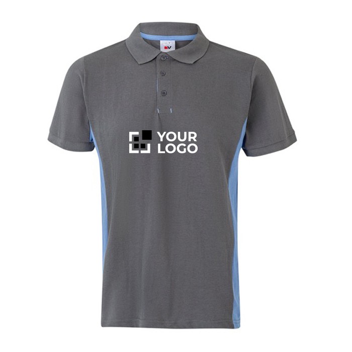 Polo laboral de piqué de algodón y poliéster manga corta 180 g/m2 vista principal Polo laboral de piqué de algodón y poliéster manga corta 180 g/m2 vista principal