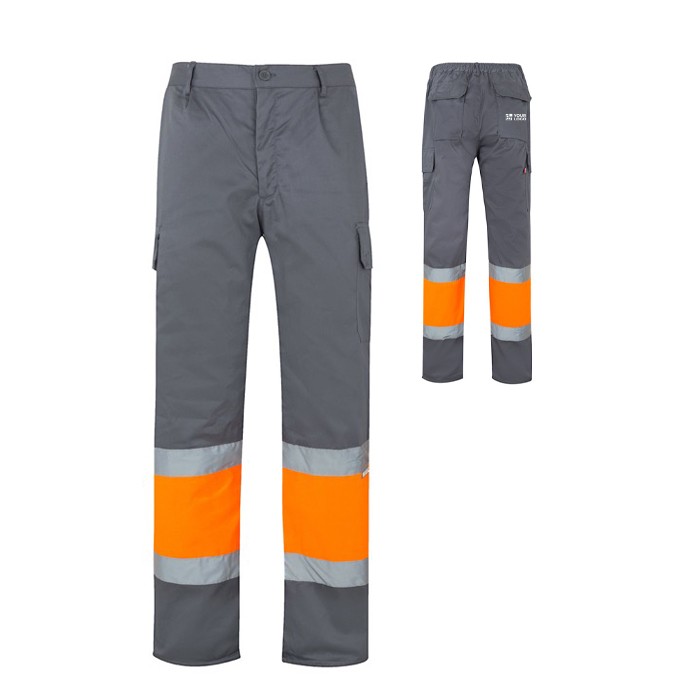 Pantalón unisex de trabajo de poliéster y algodón 210 g/m2 vista principal Pantalón unisex de trabajo de poliéster y algodón 210 g/m2 vista principal