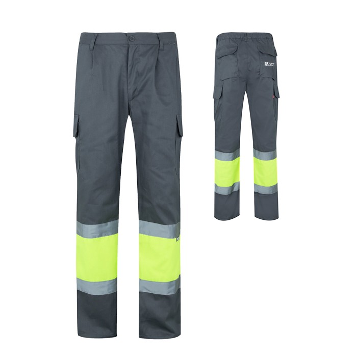 Pantalón laboral unisex en algodón y poliéster 210 g/m2 vista principal Pantalón laboral unisex en algodón y poliéster 210 g/m2 vista principal