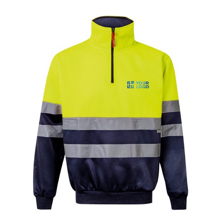 Jersey polar extra grande de poliéster con cuello alto 300 g/m2 vista principal Jersey polar extra grande de poliéster con cuello alto 300 g/m2 vista principal