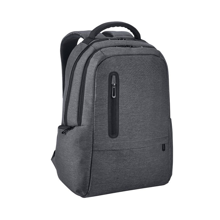 Mochilas publicitaria tecnológica vista principal color gris Mochilas publicitaria tecnológica vista principal color gris
