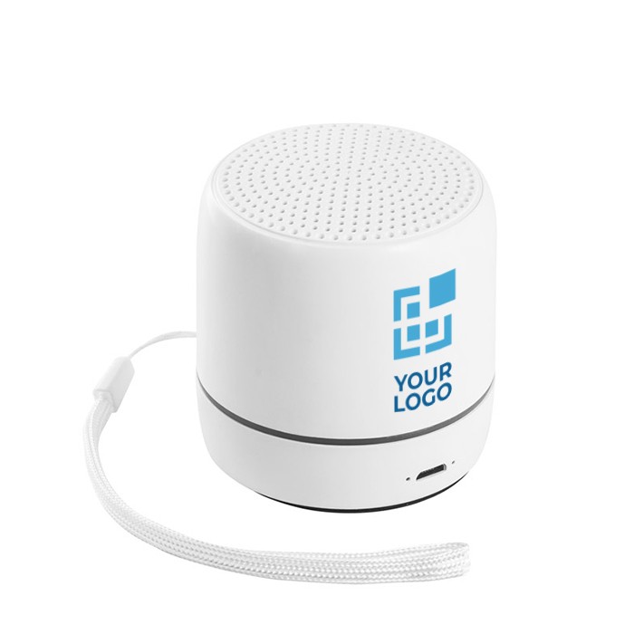 Altavoz reciclado con LED exterior vista principal Altavoz reciclado con LED exterior vista principal