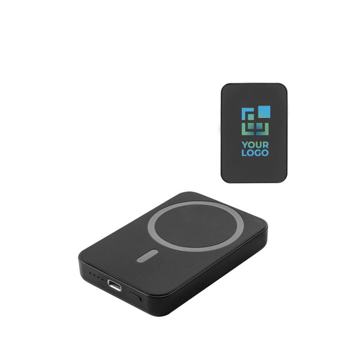 Powerbank magnético de ABS para fijar en el móvil 5.000 mAh vista principal
