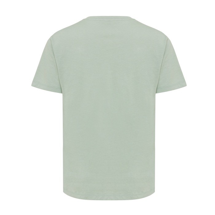 Camiseta de mujer de algodón reciclado slim fit 160 g/m2 Iqoniq color verde oliva segunda vista