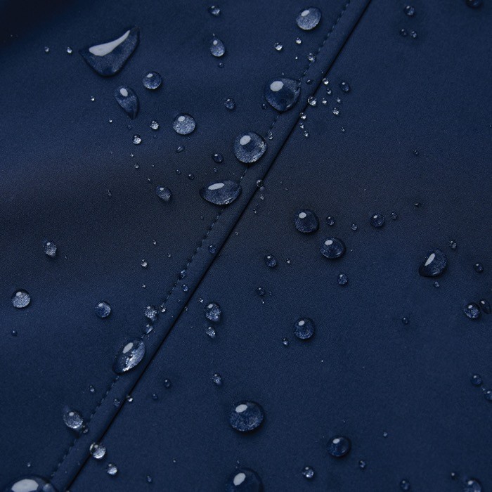 Chaqueta softshell de mujer casual fit 300 g/m2 Iqoniq color azul marino tercera vista