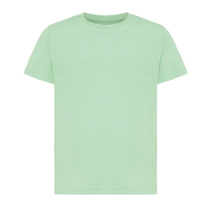 Camiseta de niños de algodón reciclado casual fit 160 g/m2 Iqoniq color verde oliva Camiseta de niños de algodón reciclado casual fit 160 g/m2 Iqoniq color verde oliva