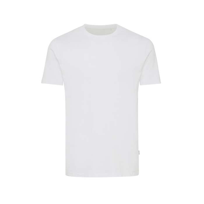 Camiseta mix algodón reciclado y orgánico 180 g/m2 Iqoniq Bryce color blanco