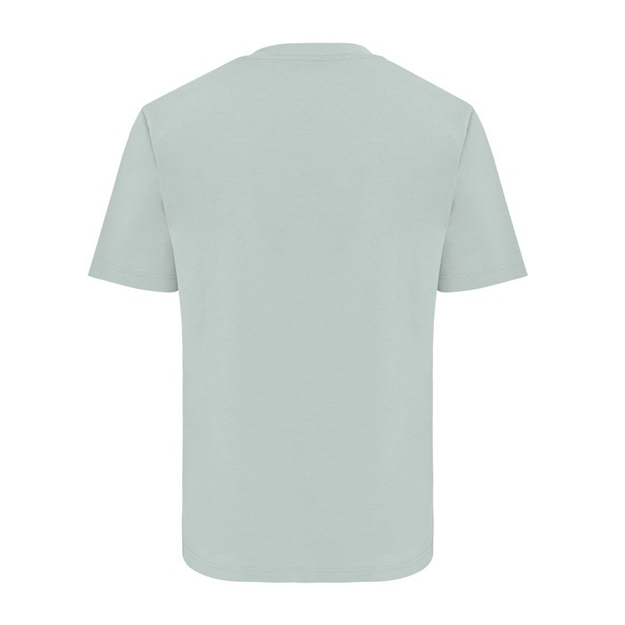 Camiseta de algodón reciclado unisex modern fit 220 g/m2 IQONIQ Nikko color verde oliva segunda vista