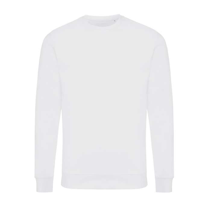 Sudadera cuello redondo de algodón eco 340 g/m2 Iqoniq Zion color blanco Sudadera cuello redondo de algodón eco 340 g/m2 Iqoniq Zion color blanco